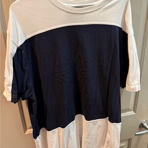 Rock Revival Navy and White Short Sleeve Tee